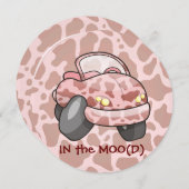 車モー 招待状 (正面/裏面)