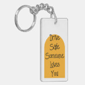 車ユニークを運転する誰かが愛する、トレンディー キーホルダー (正面左)