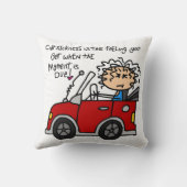 車ユーモアのある酔 クッション (裏面)