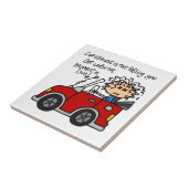 車ユーモアのある酔 タイル (側面)