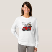 車ユーモアのある酔 Tシャツ (正面フル)