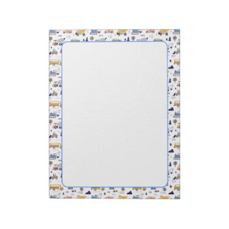 車両のテーマ ノートパッド