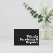 車両はっきりしたの修理澄んデザイン 名刺 (スタンド正面)