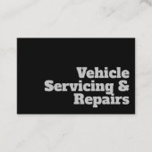 車両はっきりしたの修理澄んデザイン 名刺 (正面)