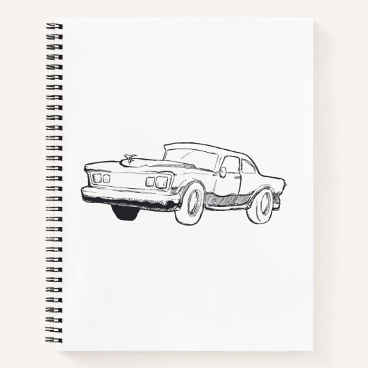 車両イラストレーション ノートブック (正面)