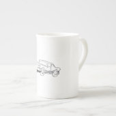 車両イラストレーション ボーンチャイナマグカップ (正面右)