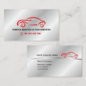 車両レンタル・タクシー 名刺 (正面/裏面)