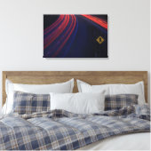 車両交通尾灯 キャンバスプリント (インサイチュ (寝室))