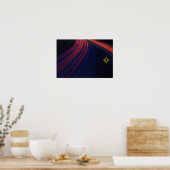 車両交通尾灯 ポスター (キッチン)