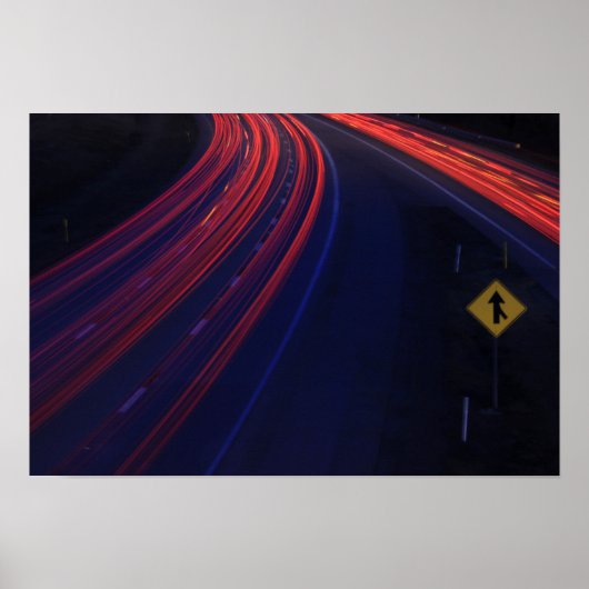 車両交通尾灯 ポスター (正面)