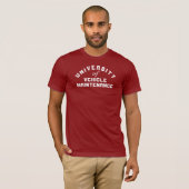 車両整備大学 メカニック Tシャツ (正面フル)