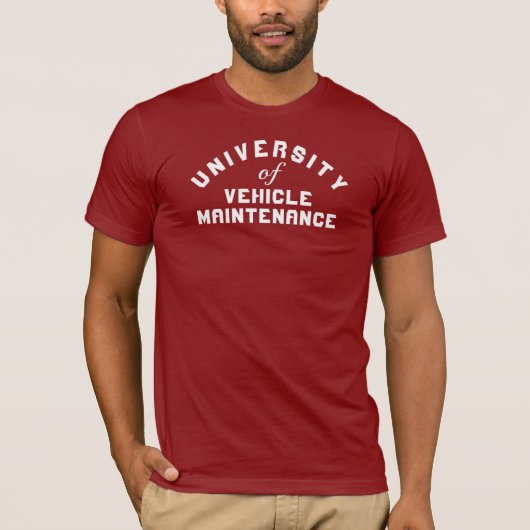 車両整備大学 メカニック Tシャツ (正面)