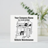 車両整備用名刺 シーズンカード (スタンド正面)