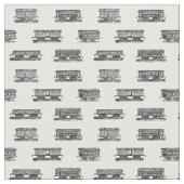 車両機関車型カスタムBG色 ファブリック (クローズアップ)