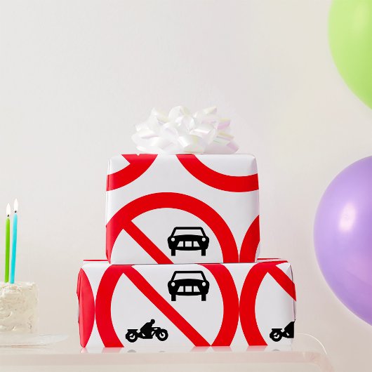 車両道路標識なし ラッピングペーパー