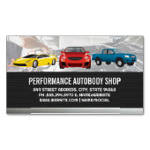 車両 |整備士サービス マグネット名刺 (正面)