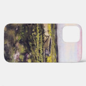 車付きの荒野 ヴィンセント・ヴァン・ゴッホ Case-Mate iPhoneケース (裏面 (横))