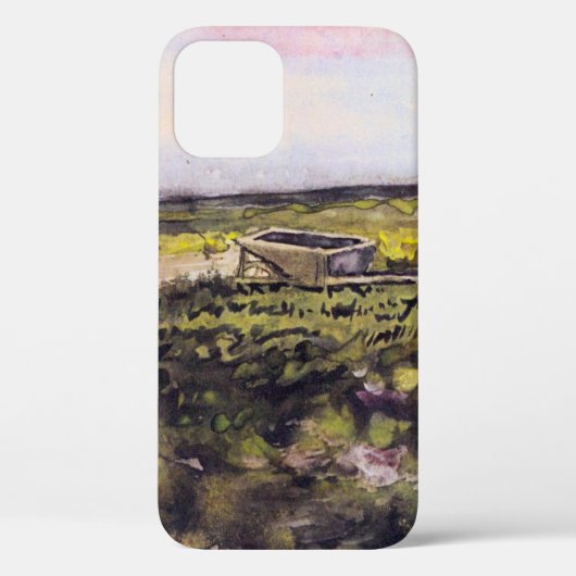 車付きの荒野 ヴィンセント・ヴァン・ゴッホ Case-Mate iPhoneケース (裏面)