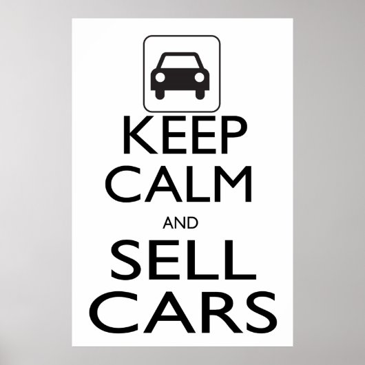 車保を売る ポスター (正面)