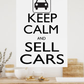 車保を売る ポスター (キッチン)