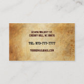 車修理名刺 名刺 (裏面)