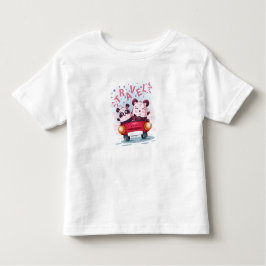 車内の動物第6号 トドラーTシャツ