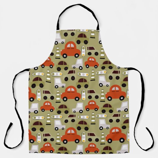 車及び信号機 エプロン (正面)