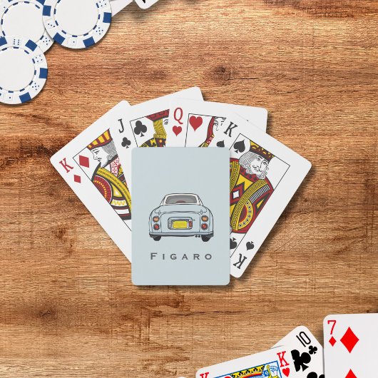 車名アクア淡い色のフィガロトランプ トランプ