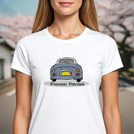 車名ラピスグレーフィガロドライバーの置物 Tシャツ