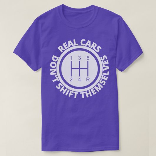 車実在は乗り換えない Tシャツ (デザイン正面)