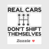 車実在は乗り換えぬおもしろい シール (シート)