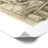 車室内で熊を殺し、皮を剥ぐ乗組員 ポスター (角)