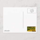 車室内の窓を通り抜け ポストカード (裏面)