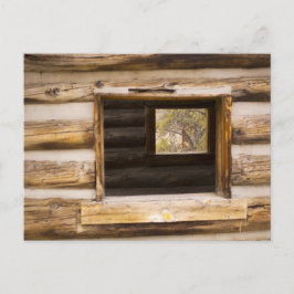 車室内の窓を通り抜け ポストカード