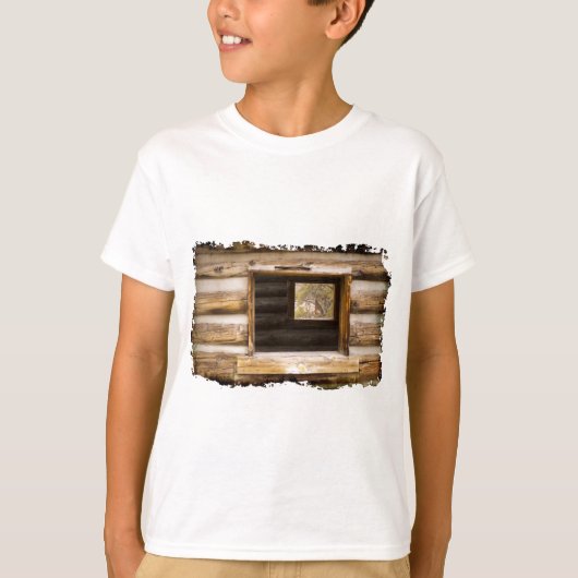 車室内の窓を通り抜け Tシャツ (正面)