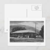 車庫の外観 ポストカード (正面/裏面)