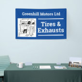 車庫修理デザインバナー 横断幕 (トレードショー)