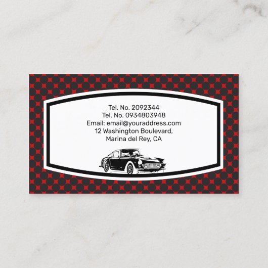 車復旧名刺デザイン 名刺 (裏面)