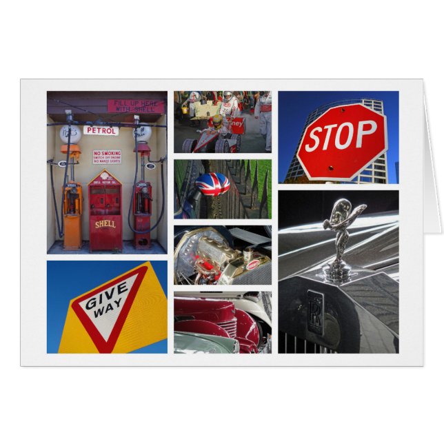 車恋人のカード (正面横)