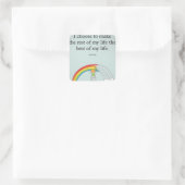 車感動的のステッカー、どこでもメモ スクエアシール (バッグ)