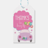 車感謝していを運転する ギフトタグ (正面)