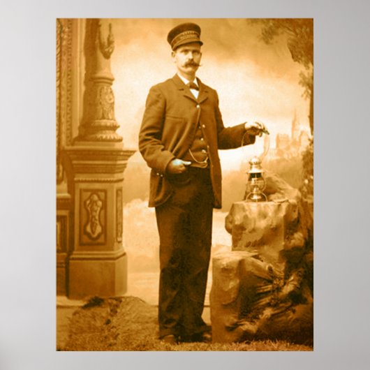 車掌ポスター ポスター (正面)