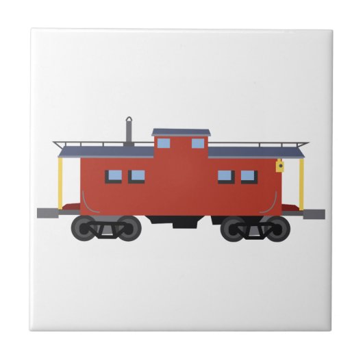 車掌車 タイル (正面)