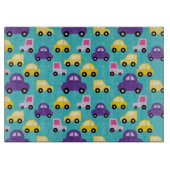 車数々のの模様 カッティングボード (正面)