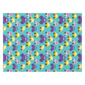 車数々のの模様 テーブルクロス (正面(横))