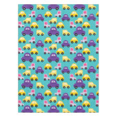 車数々のの模様 テーブルクロス (正面)