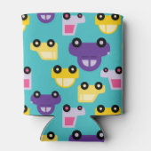 車数々のの模様 缶クーラー (裏面)