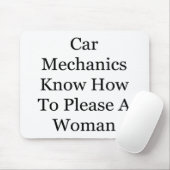 車整備士は女性を喜ばす方法を知っています マウスパッド (マウス)