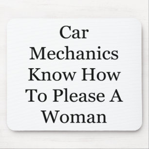 車整備士は女性を喜ばす方法を知っています マウスパッド
