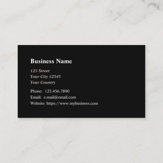 車整備士自動車修理マンメンテナンステック 名刺 (裏面)